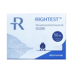 Bionime Rightest GS280 tesztcsík 50x