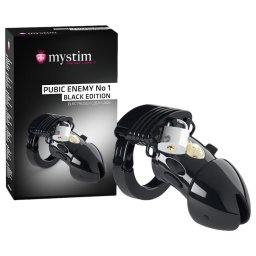 mystim Black Edition PUBIC ENEMY No 1 - elektro pénisz ketrec