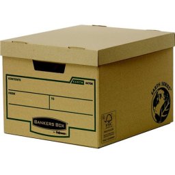FELLOWES Archiválókonténer, karton, standard, "BANKERS BOX(R) EARTH SERIES by FELLOWES(R)"
