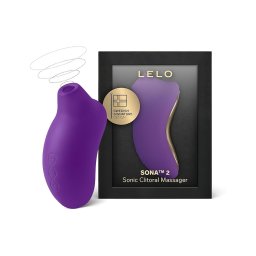 LELO Sona 2 - hanghullámos, vízálló csiklóizgató (lila)