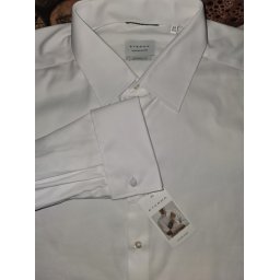 Eterna Meisterhaft 1863 comfort fit fehér mandzsettás ing, 44