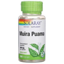 Solaray Muira Puama, 300 mg, 100 db