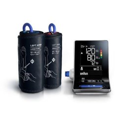 Braun ExactFit 3 karnyomásmérő, nagy és áttekinthető kijelző, két mandzsetta