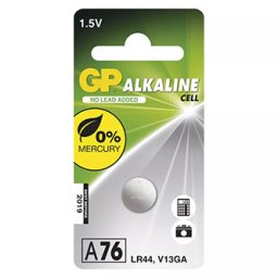 GP Eldobható alkalikus elem LR44, 1 db-os csomag