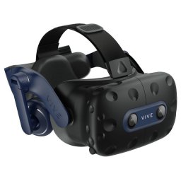 HTC Vive Pro 2 HMD virtuális valóság szemüveg, 2x 2448x2448px 5K felbontás, 120Hz, 120° FOV, fekete/kék