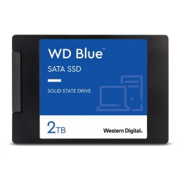 WD BLUE SSD 3D NAND WDS200T3B0A 2TB Powered by SanDisk, SATA/600, (R:560, W:530MB/s), 2,5"