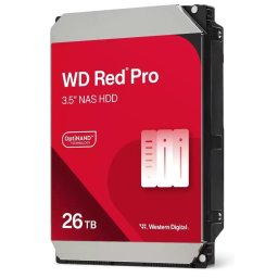 WD RED Pro NAS WD260KFGX 26TB SATAIII/600 512MB gyorsítótár, 272 MB/s, CMR