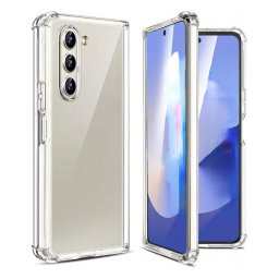 Szilikon telefonvédő (ütésállóság, légpárnás sarok) ÁTLÁTSZÓ Samsung Galaxy Z Fold7 (SM-F966)