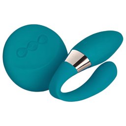 LELO Tiani Duo - szilikon párvibrátor pároknak (kék)