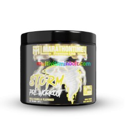 STORM Pre-Workout Edzés Előtti Energizáló 350 g -Vaníliás kóla ízben - Marathontime