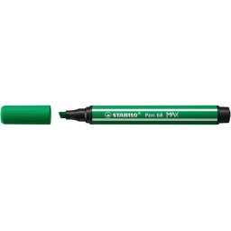 STABILO Filctoll, 1-5 mm, vágott hegy, STABILO "Pen 68 MAX", zöld
