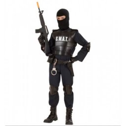SWAT kommandós jelmez kicsiknek - 116 méret