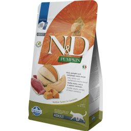 N&D Cat Grain Free kacsahússal, sütőtökkel és sárgadinnyével 300gr