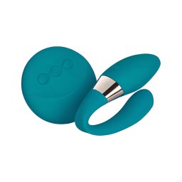 LELO Tiani Duo - szilikon párvibrátor pároknak (kék)