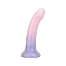 EasyToys Mermaid - csillámos dildó - 15 cm (pink)