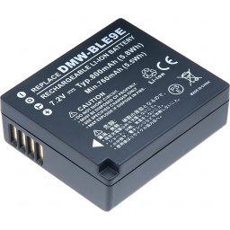Akkumulátor T6 teljesítmény Panasonic DMW-BLE9, DMW-BLE9E, DMW-BLG10, DMW-BLG10E, BP-DC15, 700mAh, 5Wh