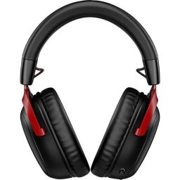 HP HyperX Cloud III vezeték nélküli játékfejhallgató (fekete-piros)