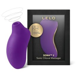 LELO Sona 2 - hanghullámos, vízálló csiklóizgató (lila)
