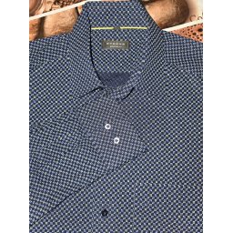 Eterna comfort fit fekete mintás ing, 40
