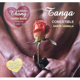 HOTFLOWERS - frfi tanga + 2 vanlia waferecset a mellbimbkhoz