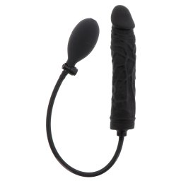 Inflatable Dildo - fekete, 18 cm s 3,5 cm prmium vibrtor