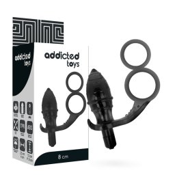 ADDICTED TOYS - dupla fekete gyrs anl dild