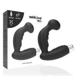 ADDICTED TOYS - jratlthet prosztata vibrtor, fekete