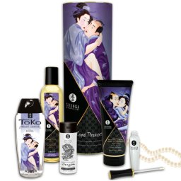 Shunga Carnal Pleasures intim masszzskszlet gyngysorral