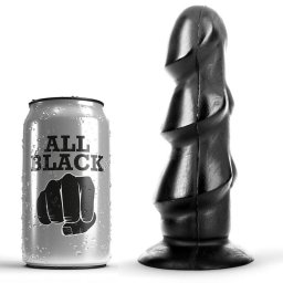 ALL BLACK - 17 cm prmium dild