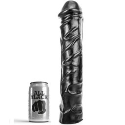 ALL BLACK - nagy, puha fisting dild 32 cm