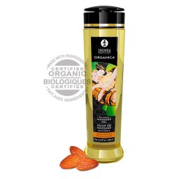 Shunga Organica ehet masszzsolaj - des mandula zvel, 240ml