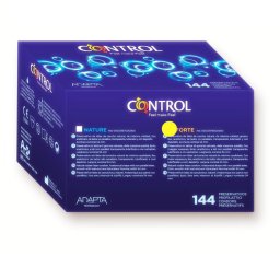 CONTROL ADAPTA FORTE - prmium kondom csomag, 144 db