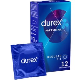 Durex Natural Plus - prmium vszer, 12 darabos csomag