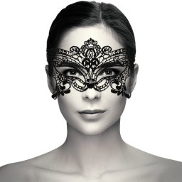 Coquette Chic Desire - fekete csipke szemmaszk
