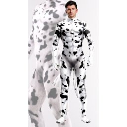 Dalmata kutya cosplay jelmez - fekete-fehr stlusban