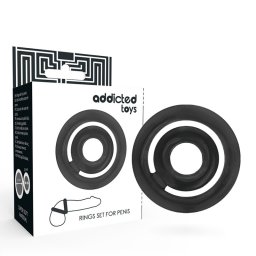 ADDICTED TOYS - Prmium fekete pniszgyr