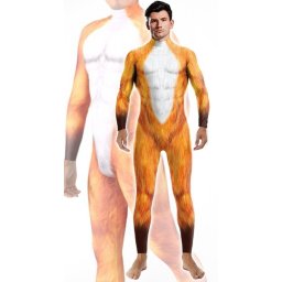 Fox Cosplay - stlusos narancssrga jelmez