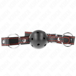 KINK - fekete reges golys maszk 65 x 2,5 cm