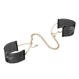 Bijoux Indiscrets Dsir Mtallique fm csuklbilincs lnccal - fekete