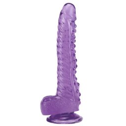 Dildo Monster Ribby - bordzott prmium anl vibrtor 20,5 cm
