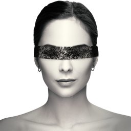 Coquette Chic Desire - fekete csipks maszk prmium rzkisghez