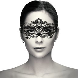 COQUETTE CHIC DESIRE - fekete csipke szexi maszk