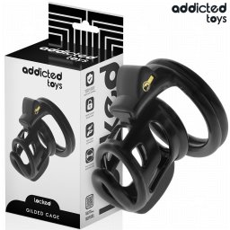 ADDICTED TOYS LOCKED - szilikon pnisz ketrec 8,5 cm