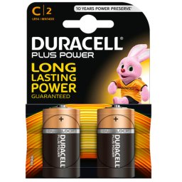 DURACELL - Plus Power C elem (2 db) - megbzhat energia