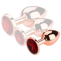 Bijou Rouge - prmium piros arany anlis kiegszt 6,5 cm