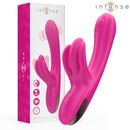 INTENSE - multifunkcis rzsaszn nyuszi vibrtor 23 cm