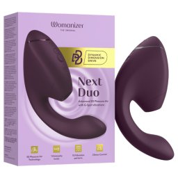 Womanizer Next Duo - 2in1 G-pont vibrtor (lila)