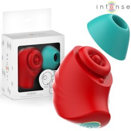 INTENSE Donnie - csiklizgat vibrtor, piros/zld