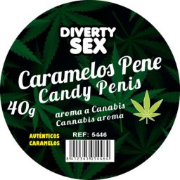 Diablo Goloso - 20 db kannabisz z pnisz cukorka