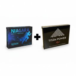 Niagara Potencianvel Frfiaknak - 4 db + Titn Power Red Kapszula Frfiaknak 3db